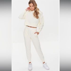 Forever 21 cream joggers